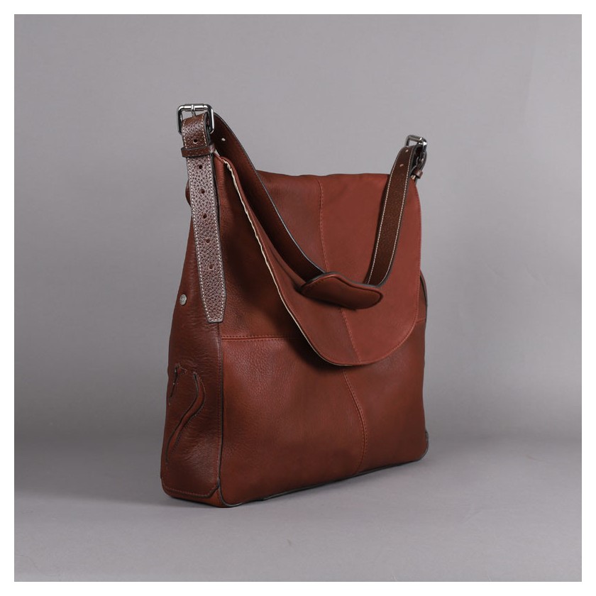 Sac besace en cuir Milano