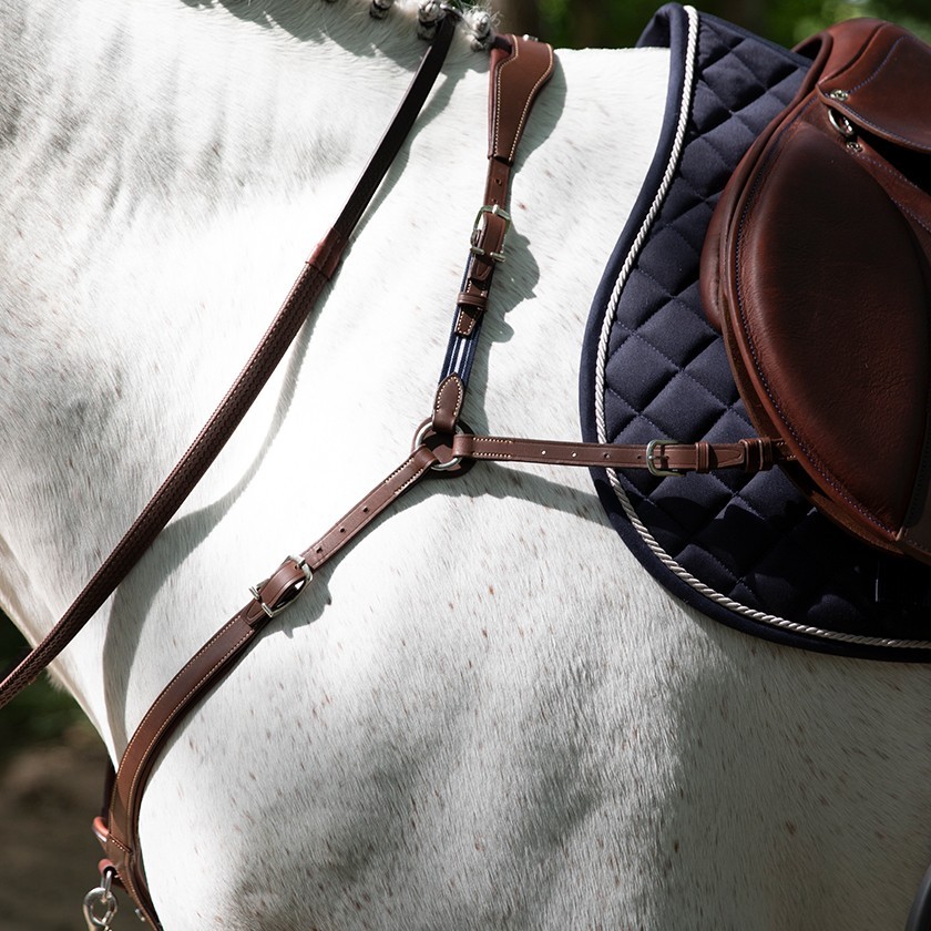 Collier de chasse cuir pour double quartier Précision