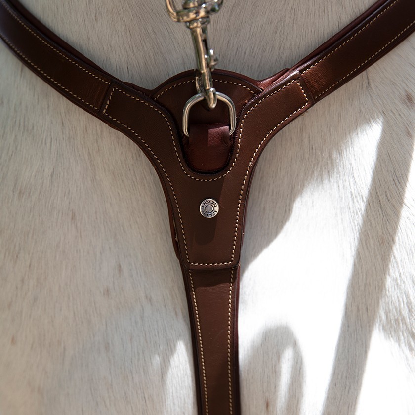 Collier de chasse cuir pour double quartier Précision