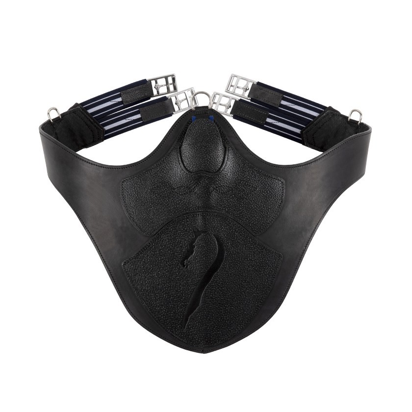 Belly guard girth - leather part