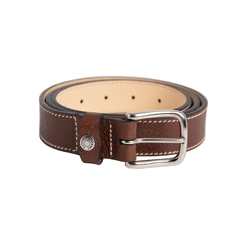 Leather belt